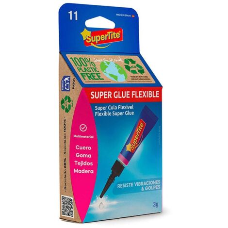 Adhesivo gel flexible,blister 3g 2411 supertite
