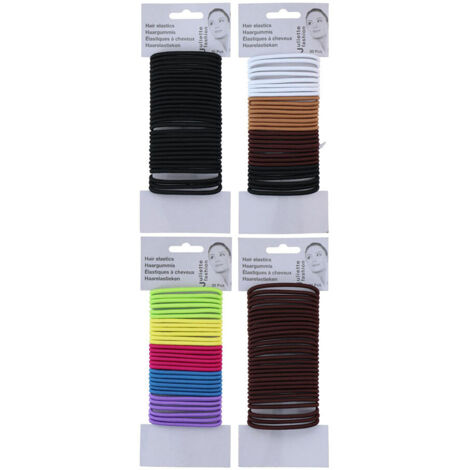 Elásticos para el cabello 30 piezas juliette fashion colores surtidos (1/2)