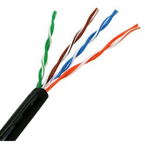 Cable de Red Rígido UTP Categoría 6 Aisens A133-0212 Negro 100 m (1/2)