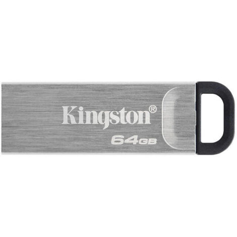 Memoria USB Kingston DTKN/64GB Negro Plateado 64 GB (1/4)