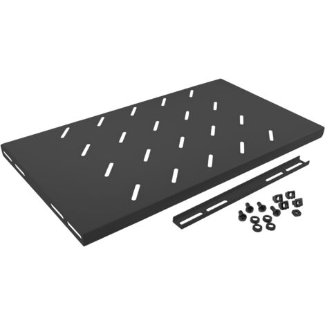 BANDEJA FIJA LANBERG 1U 496X280 MM HASTA 120 KG RACK DE 19 NEGRO