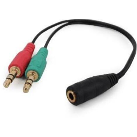 Gembird CCA-418 cable de audio 0,2 m 3,5mm 2 x 3.5mm Negro, Verde, Rojo (1/3)