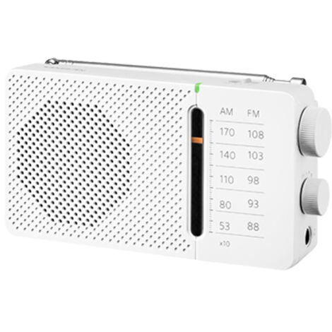 Radio Digital Radio portátil SANGEAN SR36W AM, FM a Recargable Bl