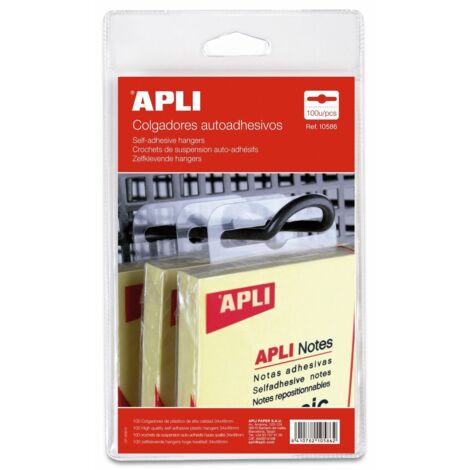 Colgadores Apli Transparente Plástico (100 Unidades) (1/2)
