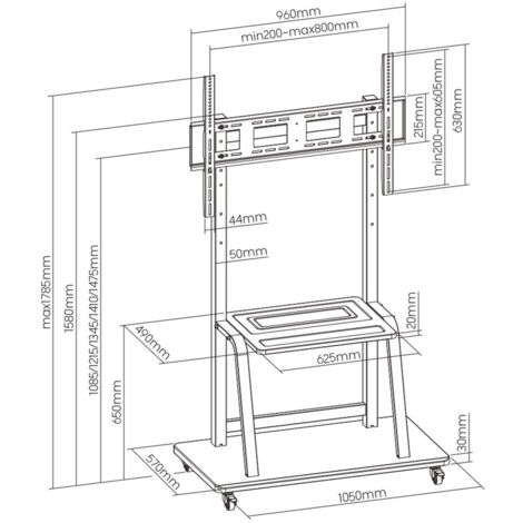 Soporte TV Ewent EW1544 100 150 kg (1/2)
