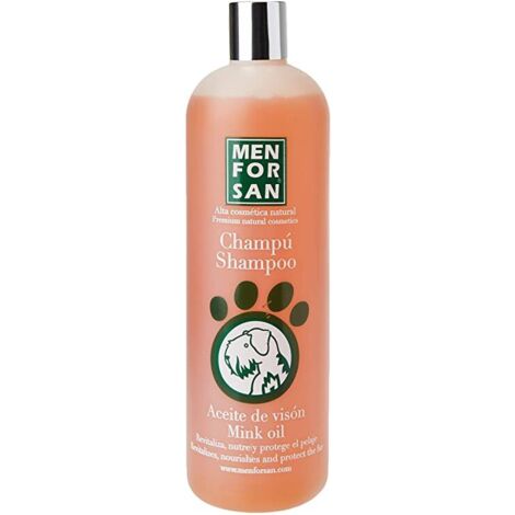 Champú MENFORSAN ACEITE DE VISÓN para perros - 1L