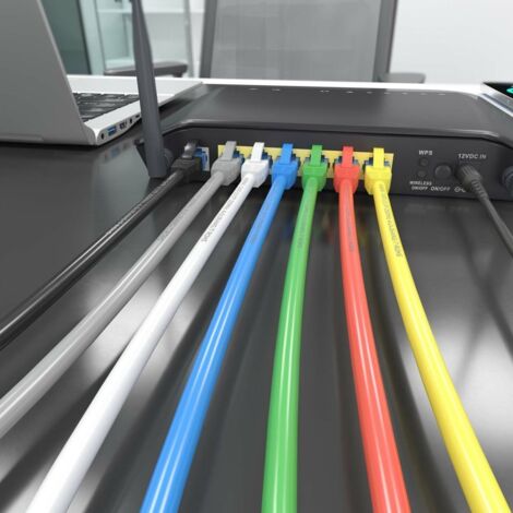 Cable de Red RJ45 AWG26 UTP Aisens A135-0851 Cat.6/ 15m/ Negro (1/2)