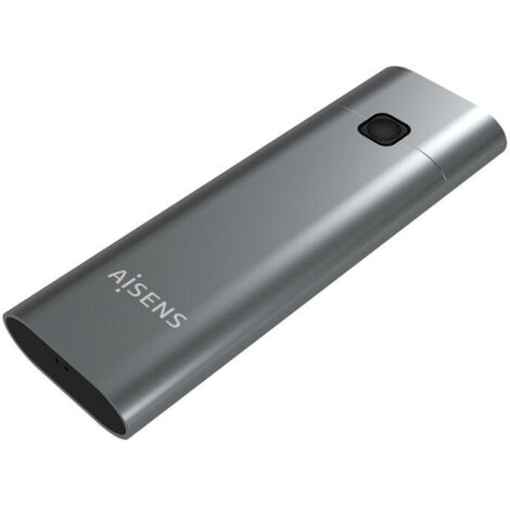 Caja Externa para Disco SSD M.2 NVMe Aisens ASM2-021GR/ USB 3.1 Gen2/ Sin Tornillos (1/4)