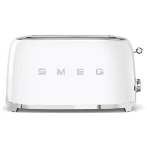 TOSTADOR SMEG TSF02WHEU BLANCO, 4x2, 6 NIVELES TOSTADO, 1500W.
