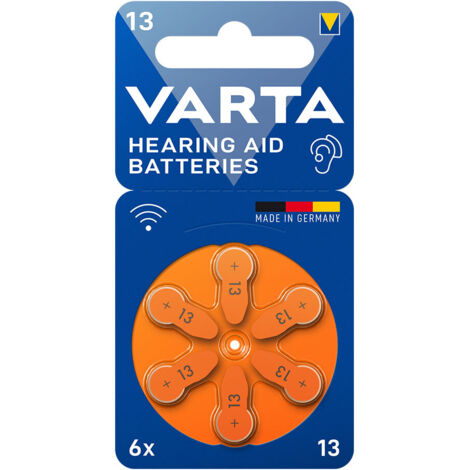 Pila Zinc-Air PR48 1.45 V DC Precargado 6-BlÃster AudÃfono Naranja