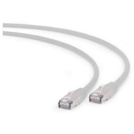 CABLE RED GEMBIRD FTP CAT6A LSZH 0,25M GRIS (1/4)