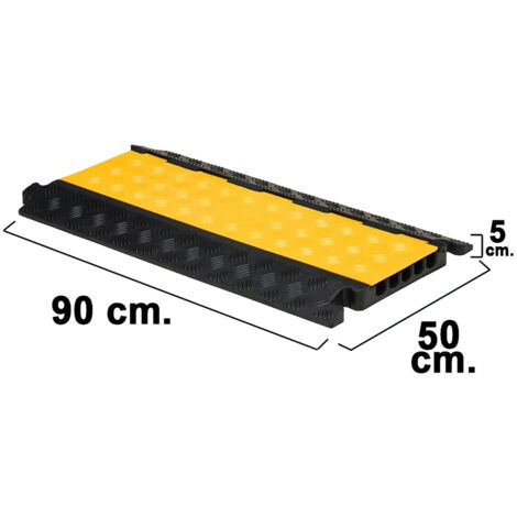 WOLFPACK LINEA PROFESIONAL pasacables para suelo 5 canales 90x50x5 cm. (1/3)