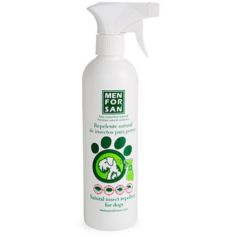 Spray repelente de insectos MENFORSAN con citronela para perros -