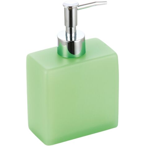 Distribuidor de jabon "Quito" de polirresina en color verde