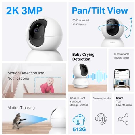 Videocámara de Vigilancia TP-Link TC71