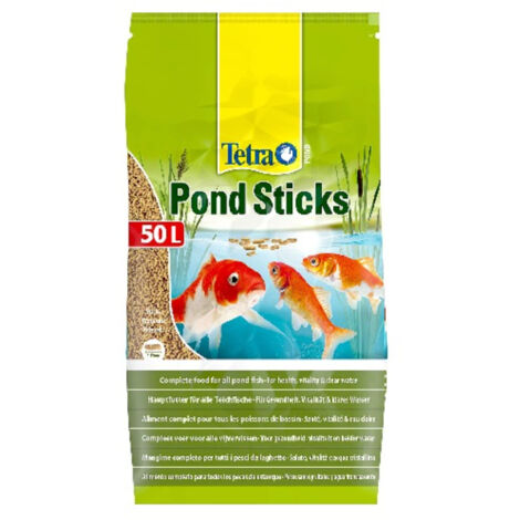 TETRA POND STICKS, Alimento para Peces de Estanque, 50 L