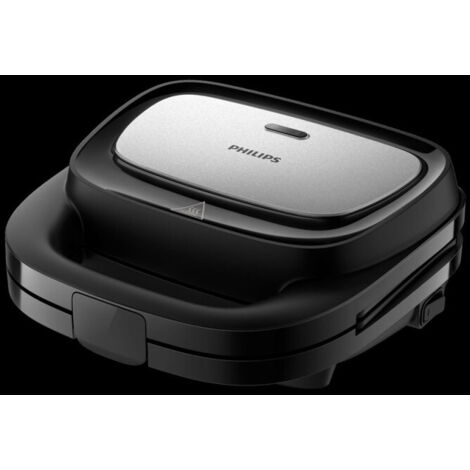 Sandwichera Philips SERIE 5000 Negro/Plateado 750 W