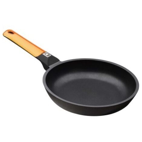 Sartén BRA A281228 Ø 28 cm TEFLON Negro Naranja Aluminio Aluminio Forjado Ø 28 cm