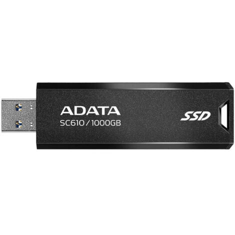 ADATA SC610 SSD Externo 1TB USB 3.2 Gen2 Negro (1/4)