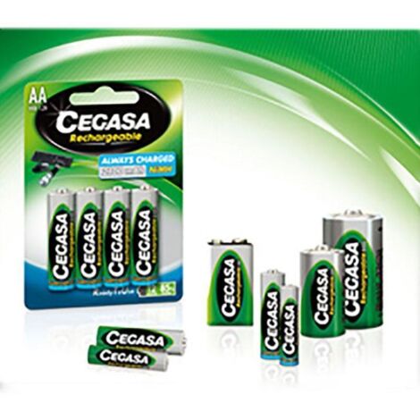 CEGASA PILA RECARGABLE HR03 800 MAH 1 2V BL.4 UDS (1/2)