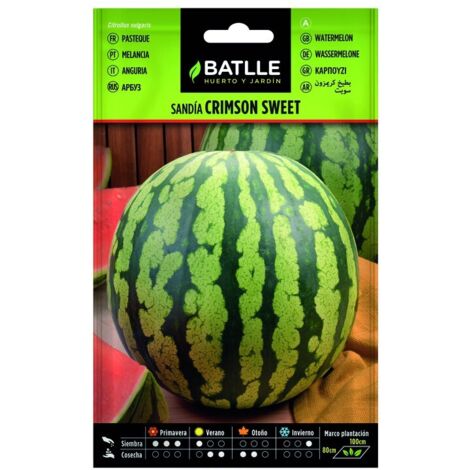 Semillas de Sandia Crimson Sweet sobre