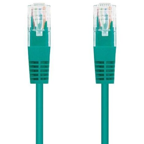 Cable de red UTP CAT5E 0.50 M Verde