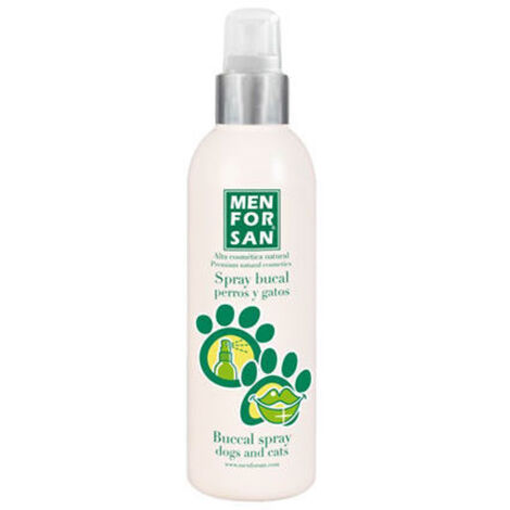 Spray bucal MENFORSAN 125ml contra el mal aliento para perros y