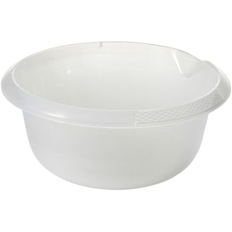 keeeper Bol Universal con Boquilla, Redondo, 2,5 l, Ø 24 cm, Björk, Transparente