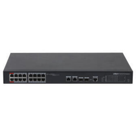 Dahua Technology PoE PFS4218-16ET-240 No administrado Gigabit Ethernet (10/100/1000) Energía sobre Ethernet (PoE) (1/3)