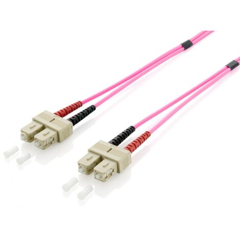 255521 cable de fibra optica 1 m SC OM4 Violeta (1/2)