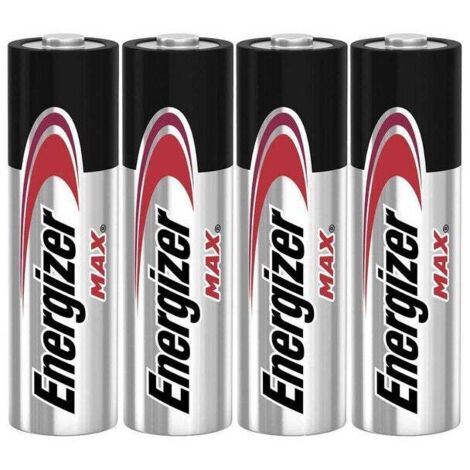Blíster de 4 pilas alcalinas AA LR6 1,5 V ENERGIZER Max.