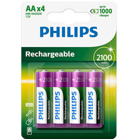 BATERIA R6 NI-MH 2.100MAH BLISTER X4 PHI