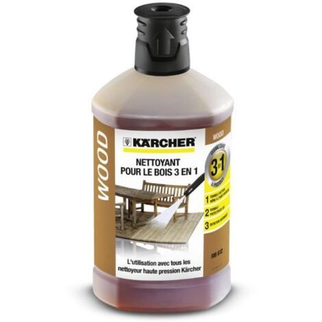 Karcher - detergente para limpieza de madera 3 en 1, 1 l - 62957570 - 4039784712171