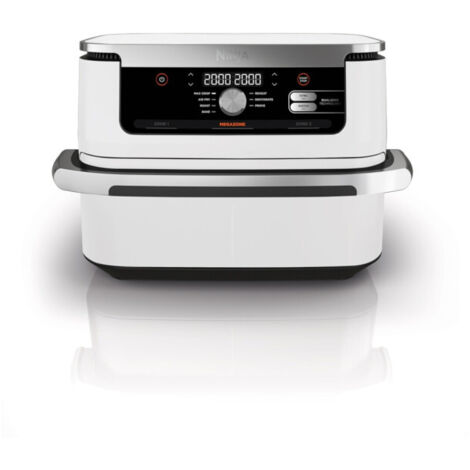 Ninja AF500EUWH Foodi FlexDrawer Freidora de aire caliente, color blanco