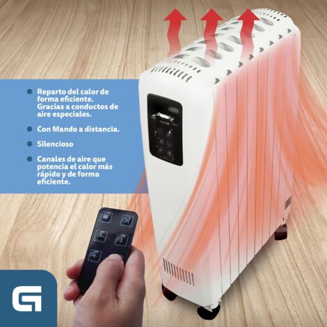 GRUNKEL RADIADOR DIGITAL ACEITE RAC-8 PIROS DIGITAL 8 ELEMENTOS (1/5)