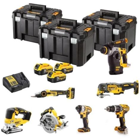 Dewalt DCK755P3T Dck755P3T Xr Brushless 7 Piece Kit 18V 3 X 5.0Ah Li-Ion (1/2)