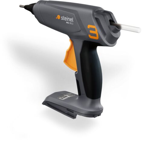 Steinel MobileGlue 3011 Pistola termofusible con batería, sin cable, con un diámetro de Ø 11 mm, 2 niveles de temperatura y compatible con la batería Bosch PFA