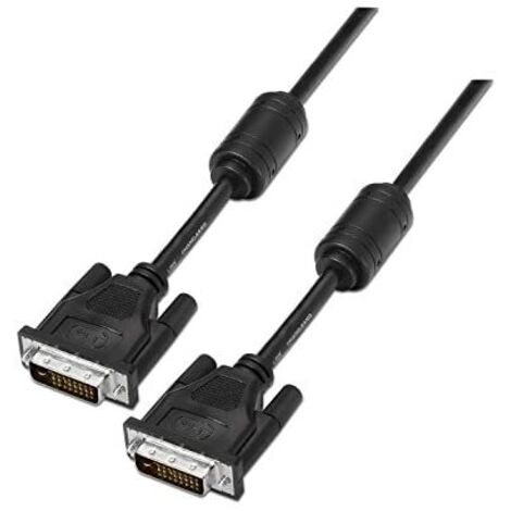 Cable DVI Aisens A117-0089/ DVI-D Macho - DVI-D Macho/ 1.8m/ Negro (1/2)