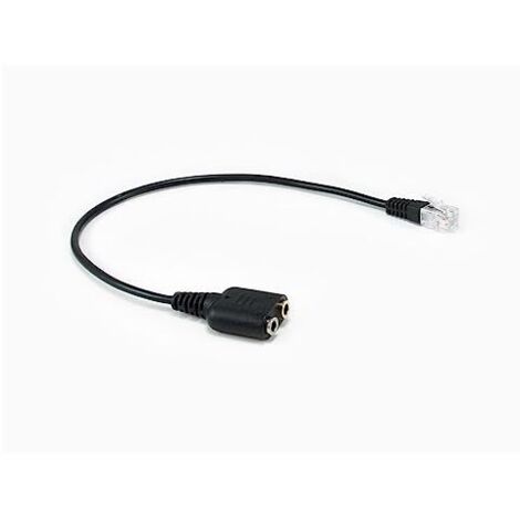 ADAPTADOR RJ49 A 3.5MM PARA CONEXION DE HEADSETS A TELEFONO EQUIP (1/5)