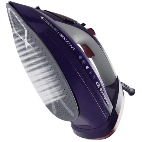 PLANCHA DE VAPOR ORBEGOZO SV 3000 - 3000W - CAPACIDAD 0.45L - GOLPE DE VAPOR 230G/MIN - VAPOR CONTINUO 55G/MIN - SUELA CERAMICA (1/5)