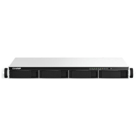 1U 4-bay short depth 12 rackmount NAS, Intel Celeron N5105/N5095 quad-core, 8GB RAM onboard (1/4)