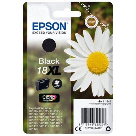 Cartucho de Tinta Original Epson nº18 XL Alta Capacidad/ Negro (1/5)