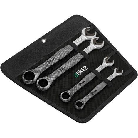 Wera 6000 Joker 4 Set 1 Maul-Ringratschenschlüssel-Satz