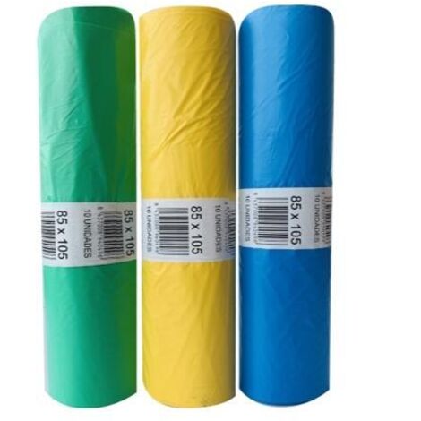 BOLSA DE BASURA COMUNIDAD ELIOT G90 120 L.85X105 VERDE -ROLLO 10U- (1/2)