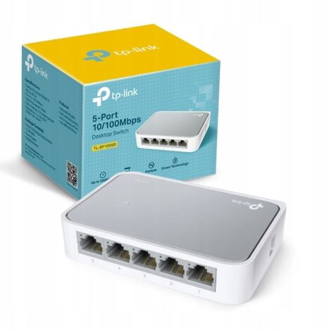 Switch de Sobremesa TP-Link TL-SF1005D V15 RJ45 x 5 10/100 Mbps