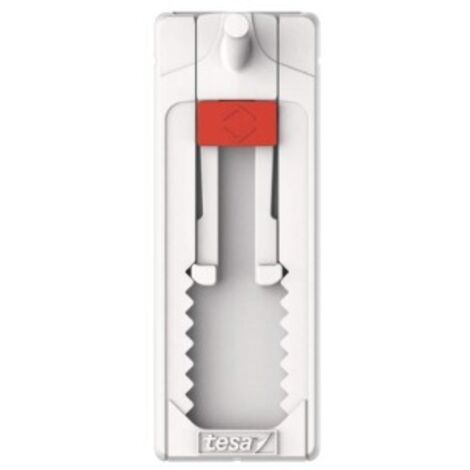 TESA clip-strip clavo 1k b/1 ajustable pared blister 1 , Clavo adhesivo Tesa 1kg Para superficies delicadas como paredes pintadas o yeso en interiores Soporta hasta 1kg por