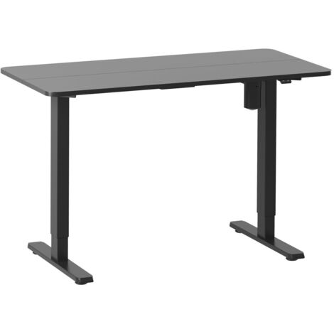 MESA ELECTRICA ERGONOMICA ALTURA REGULABLE TABLERO NEGRO 120X60 COLOR ESTRUCTURA NEGRO CONTROL TACTI (1/3)