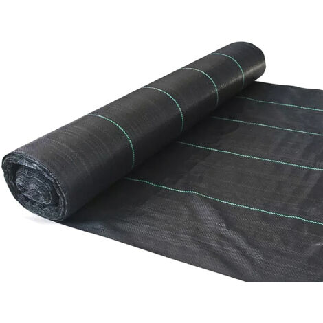 Malla Antihierbas (Rollo 2,1x100 Metros) Malla Anti Maleza, Malla Geotextil Jardin, Tela Anti Hierbas Jardin,