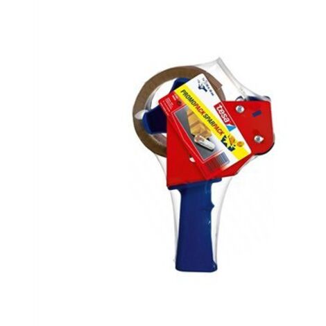 Tesa Pack de Precintadora + 1 Rollo de Precinto Marron 48mm x 50 Metros
Caracteristicas:
-Dispensador para aplicación profesional de embalaje en roll