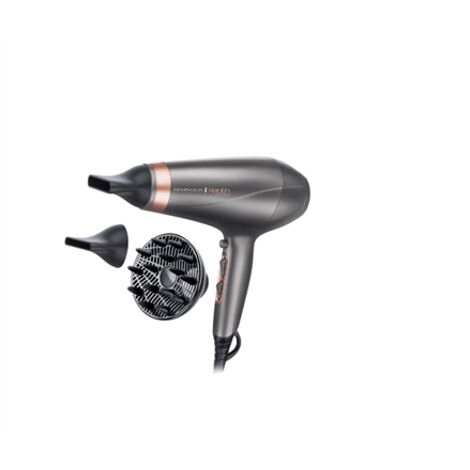 Remington Pro Ion Keratin Protect Hair Dryer 2200W with 3 Styling Attachments - AC8820 Single